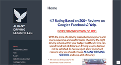 Desktop Screenshot of albanydrivingschool.com