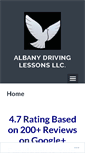 Mobile Screenshot of albanydrivingschool.com